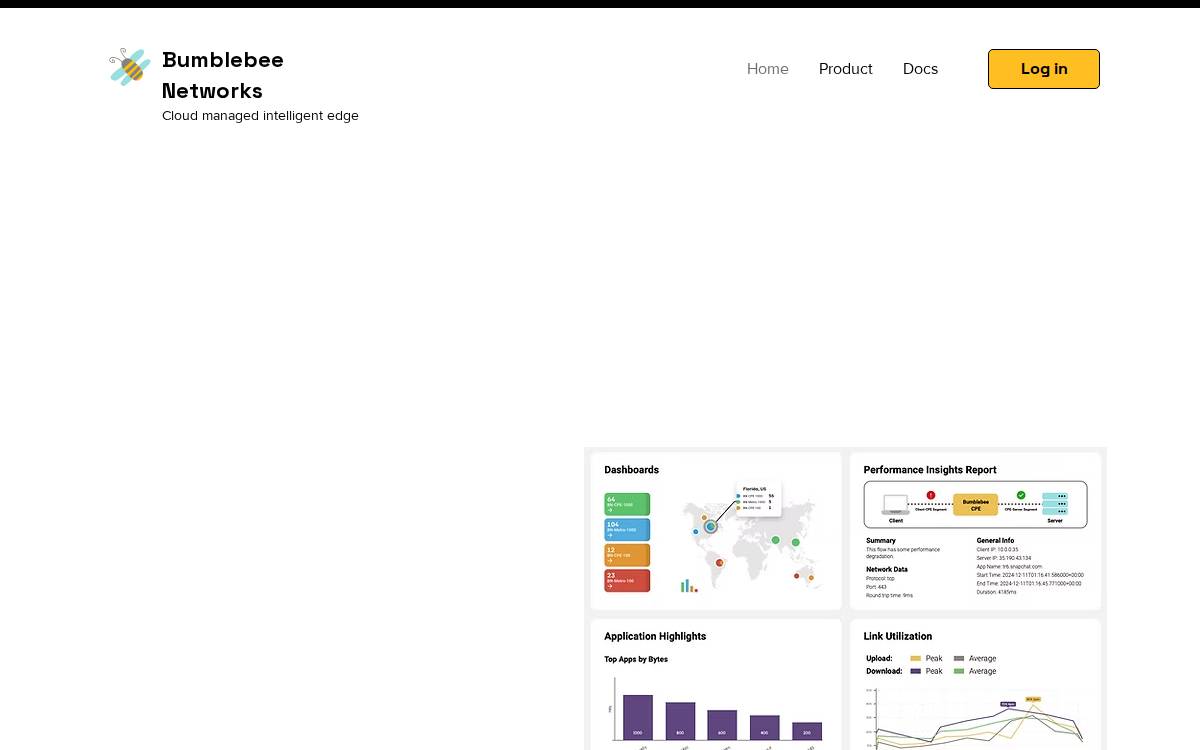 Bumblebee Networks website preview