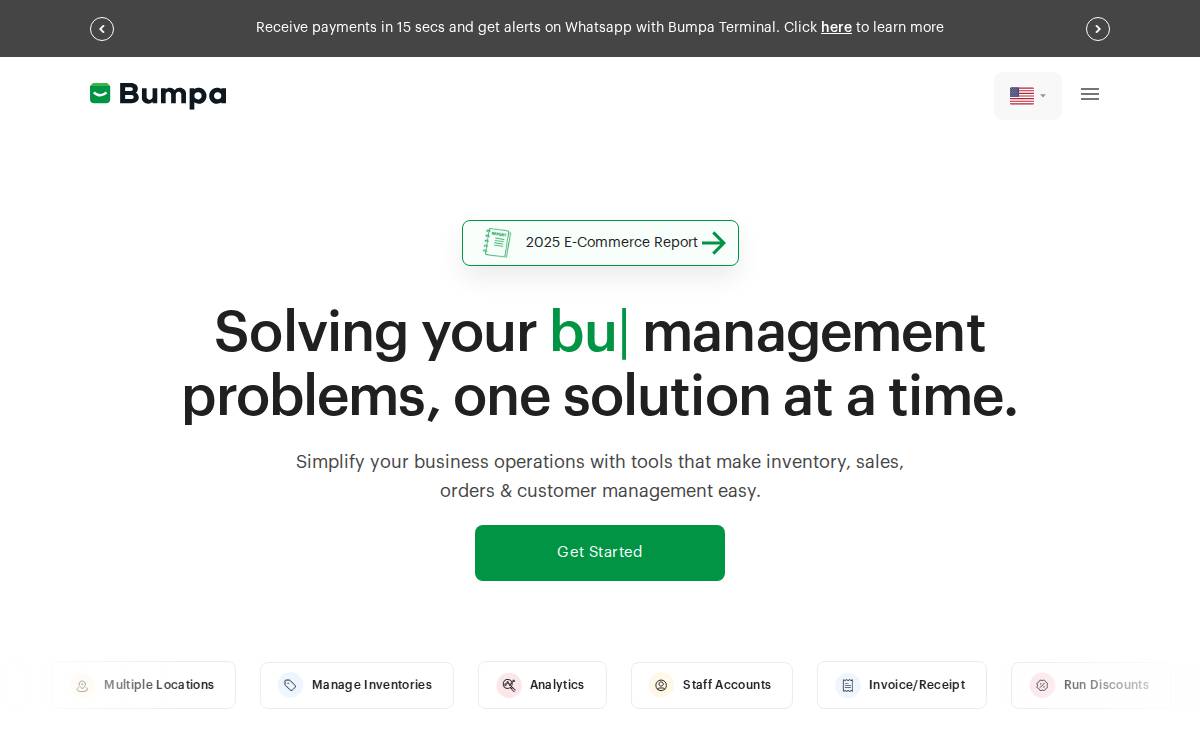 Bumpa website preview