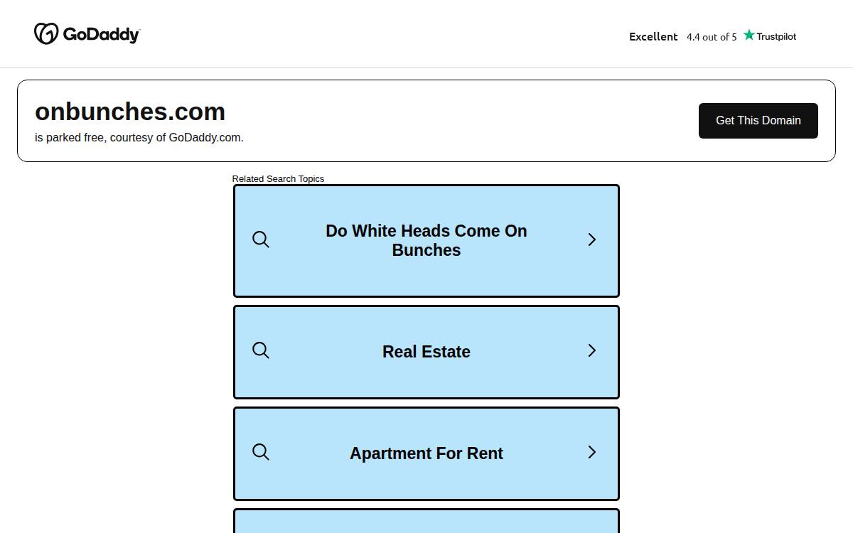 Bunches website preview
