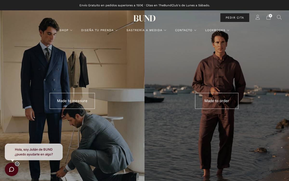 Bund website preview