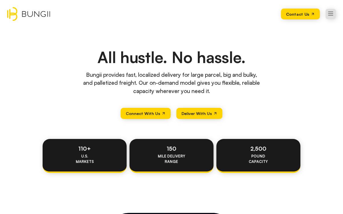 Bungii website preview