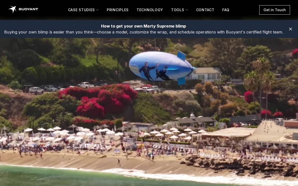 Buoyant website preview