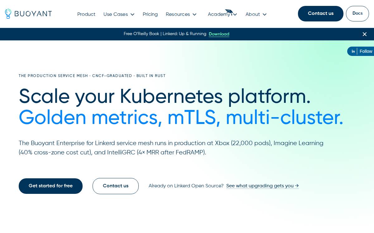 Buoyant website preview