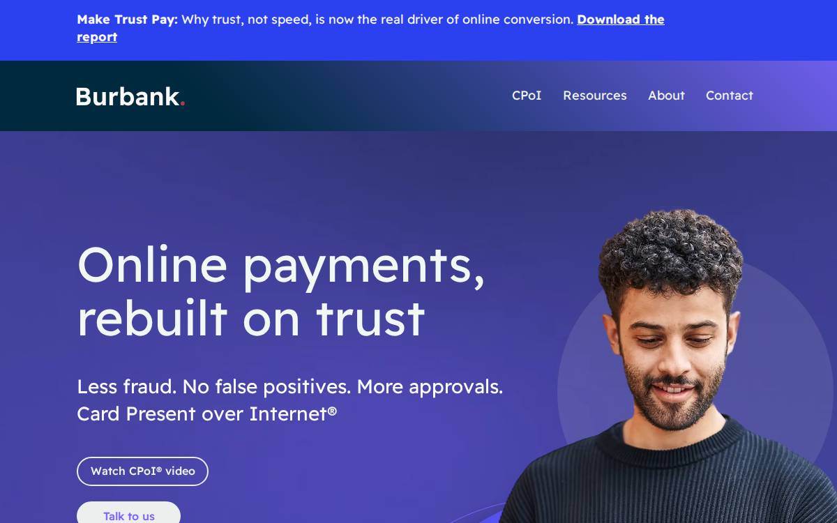 Burbank website preview