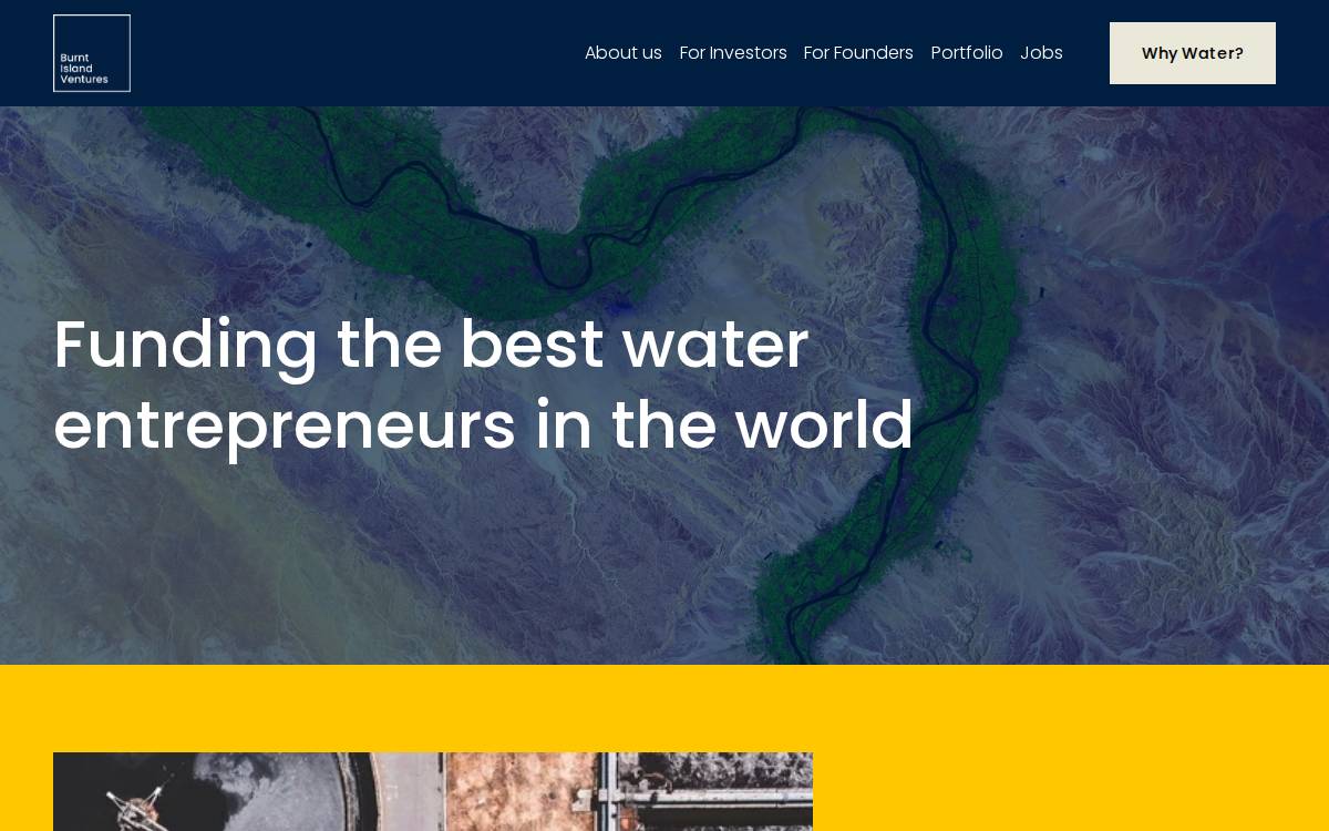 Burnt Island Ventures website preview