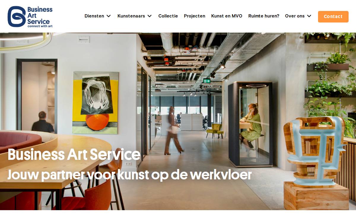 Business Art Service website preview