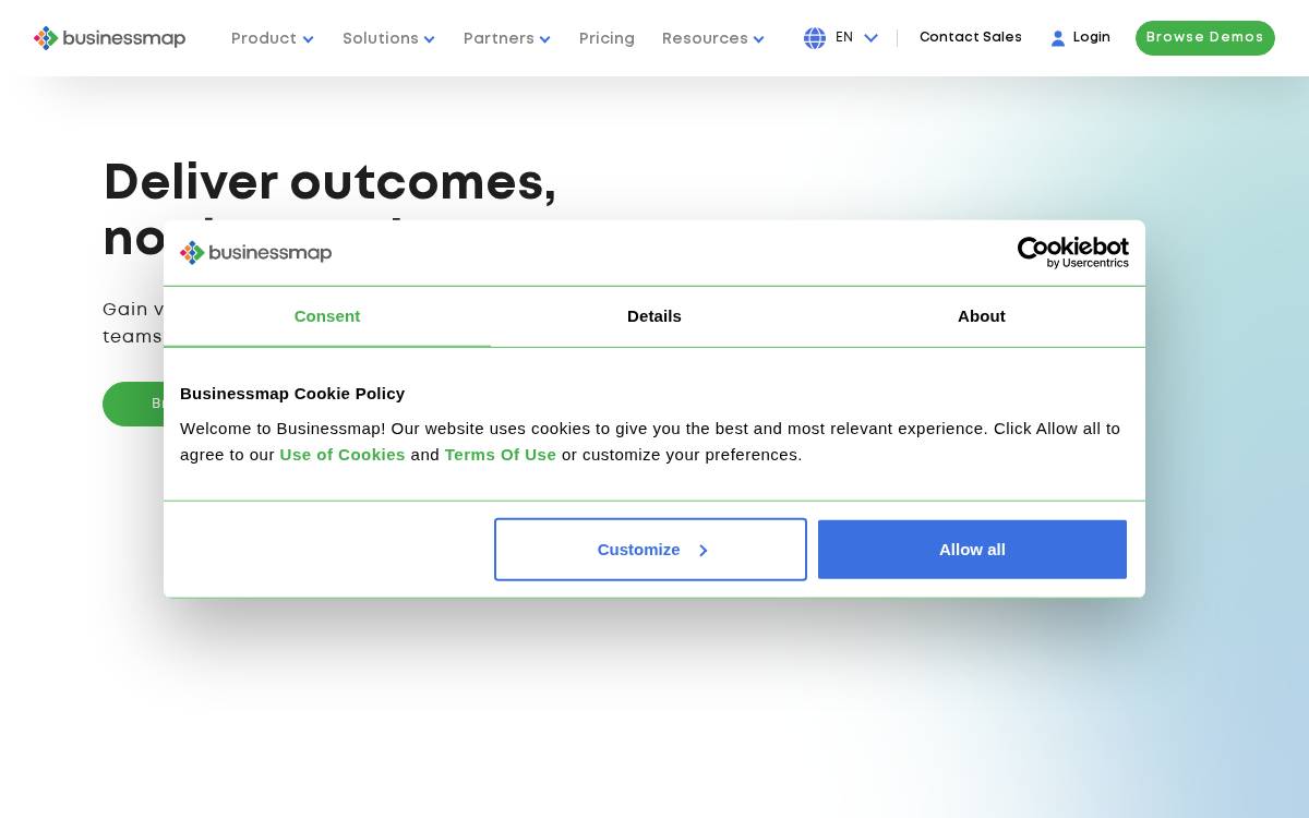 Businessmap website preview