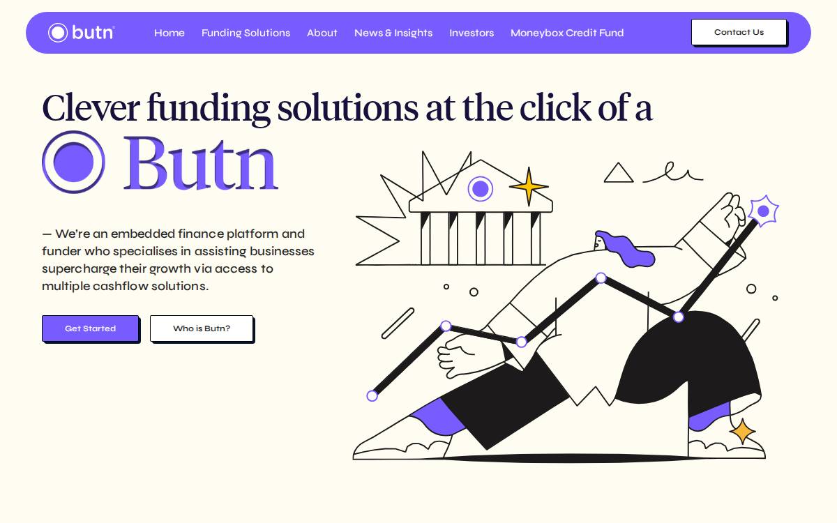 Butn website preview