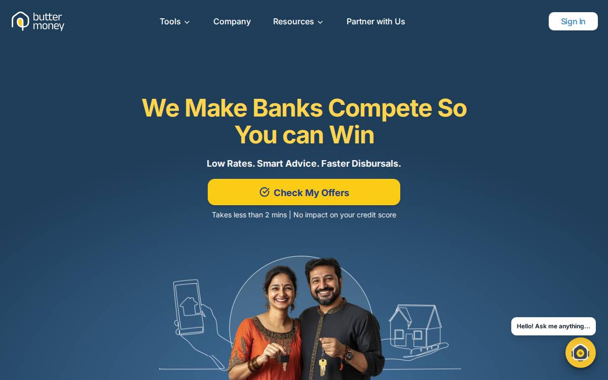 Butter Money website preview