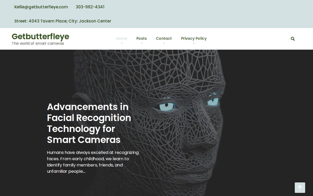 Butterfleye website preview