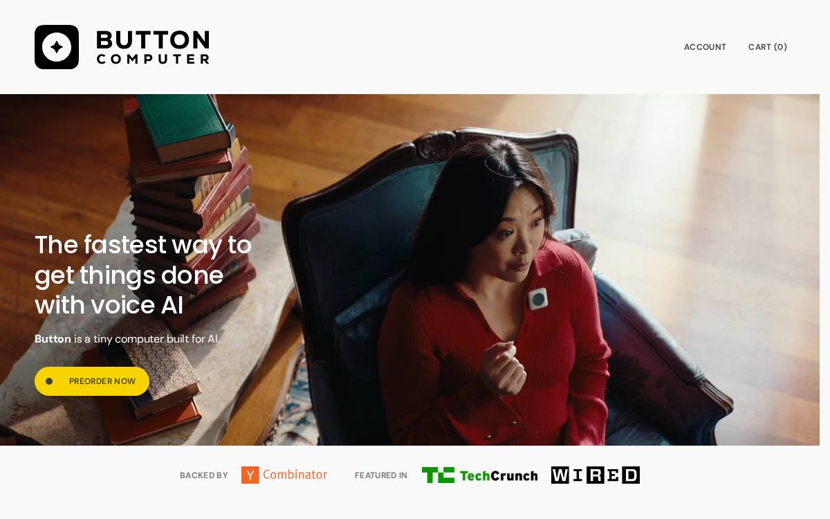 Button Computer website preview