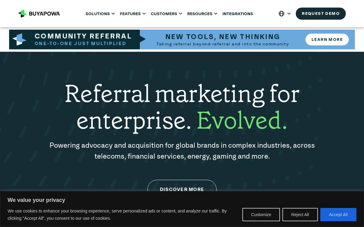 Buyapowa.com website preview