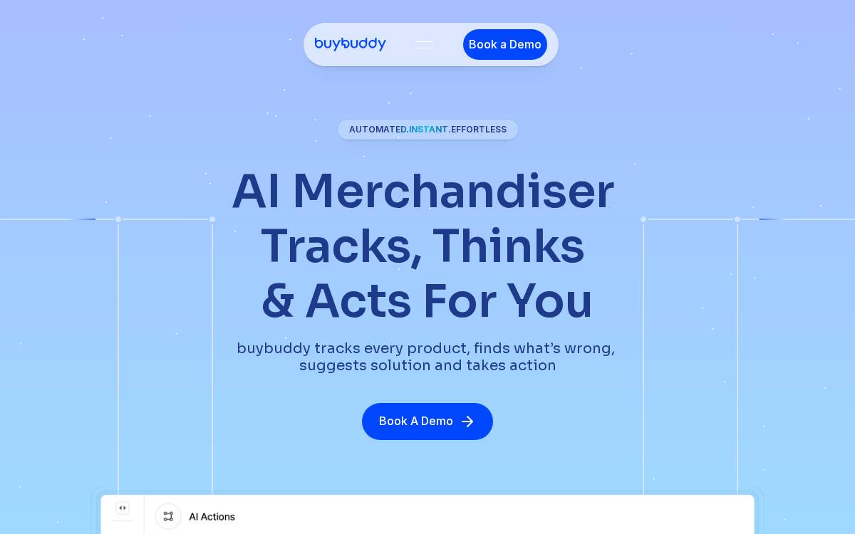Buybuddy website preview