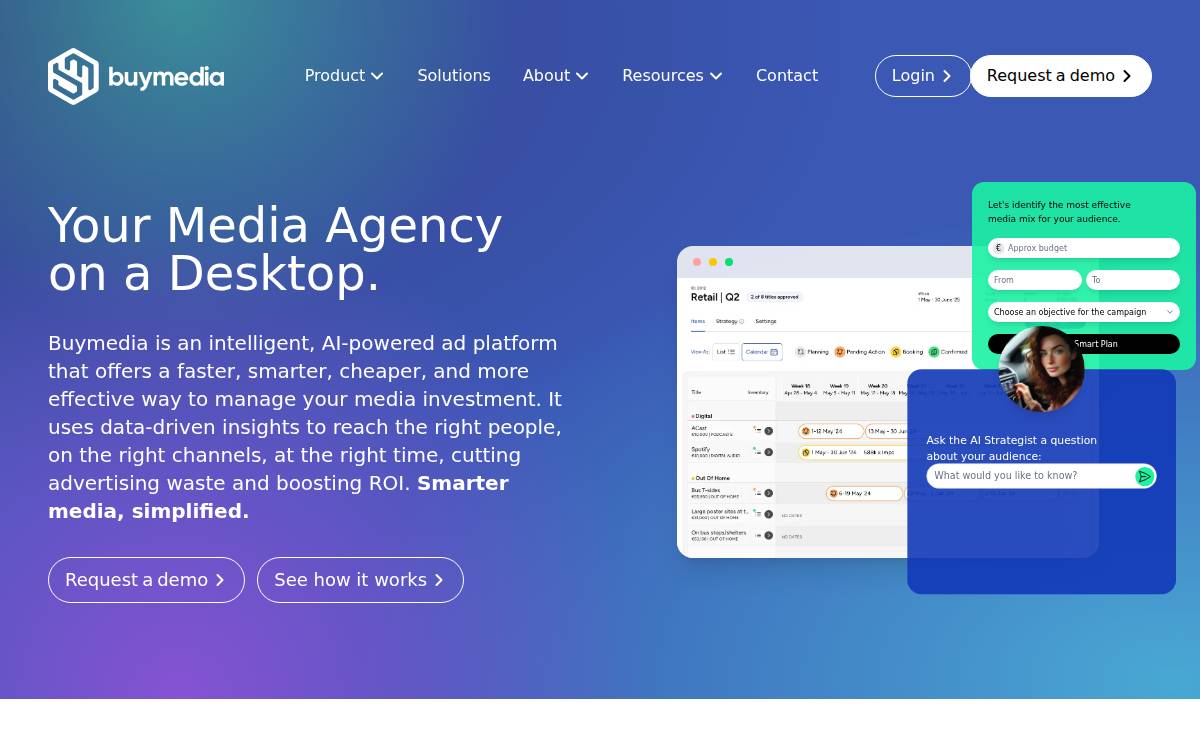 BuyMedia website preview