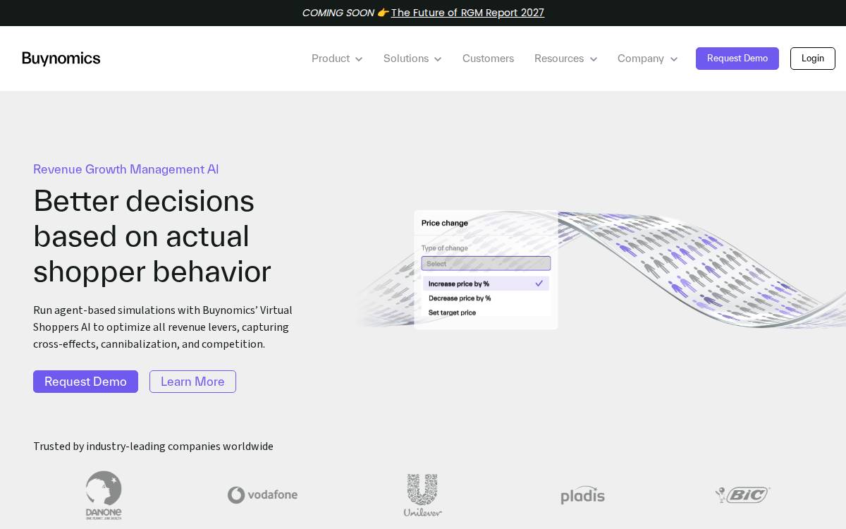 Buynomics website preview