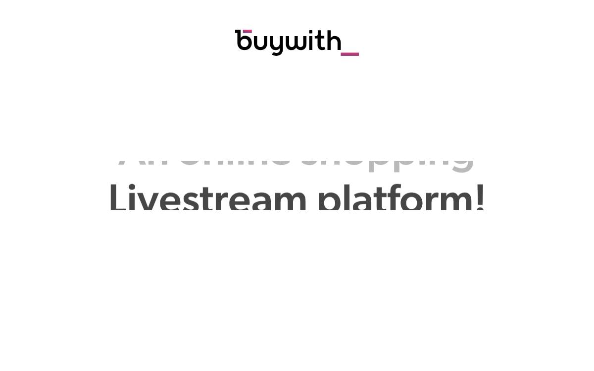 Buywith website preview
