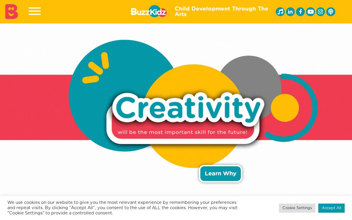 Buzz Kidz website preview