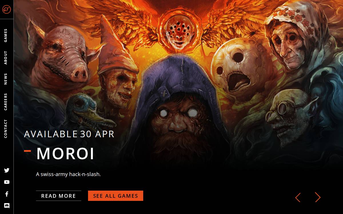 by Devolver website preview