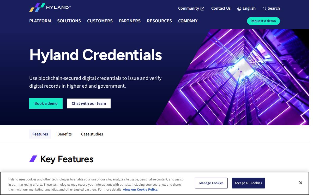 by Hyland website preview