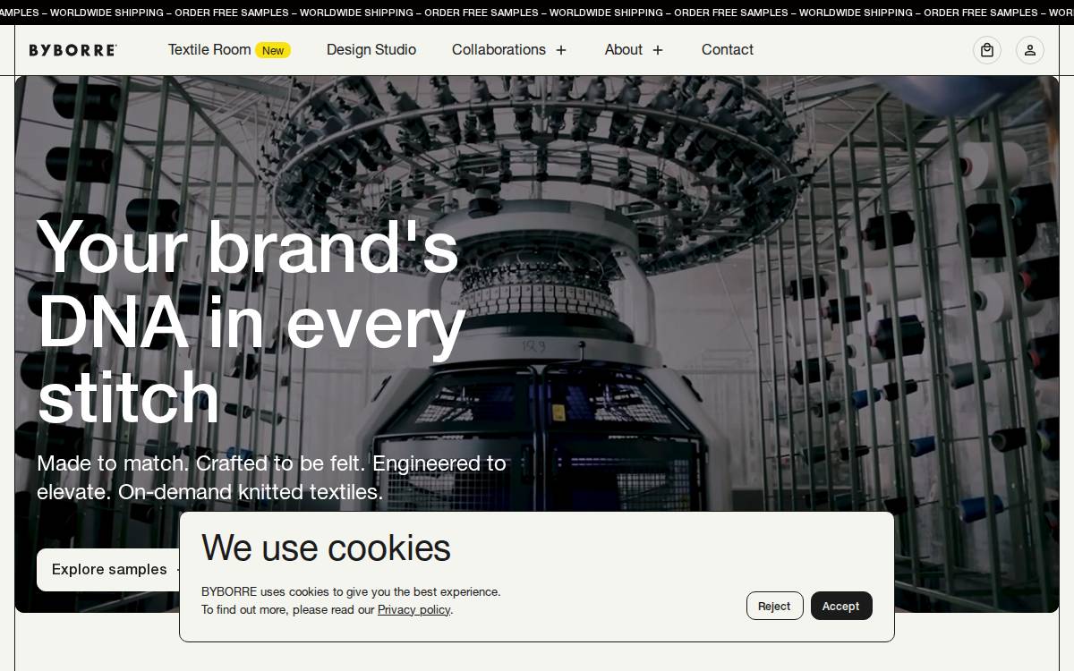 BYBORRE website preview