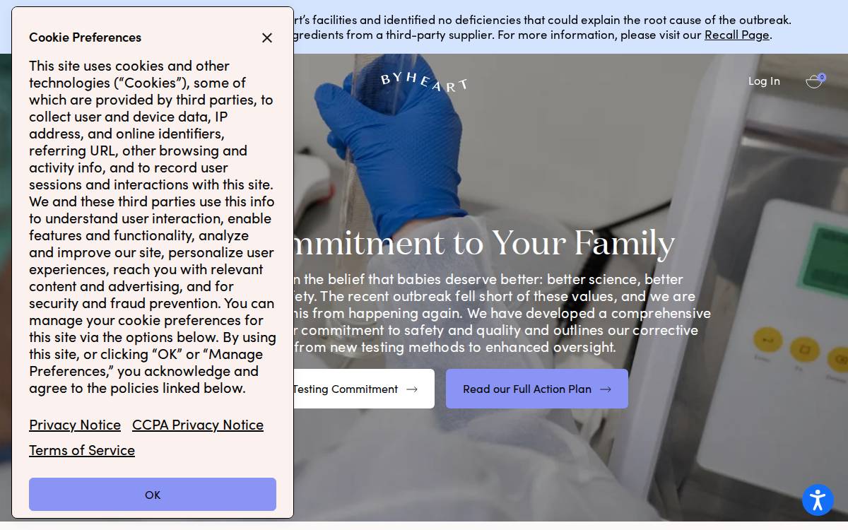 ByHeart website preview