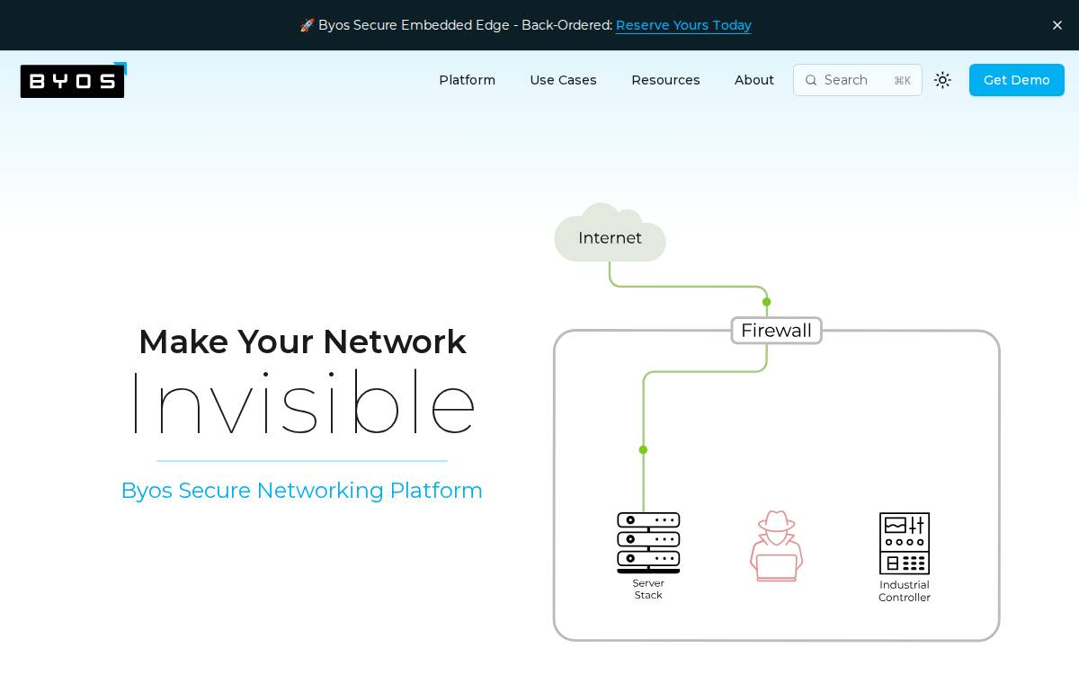 Byos website preview