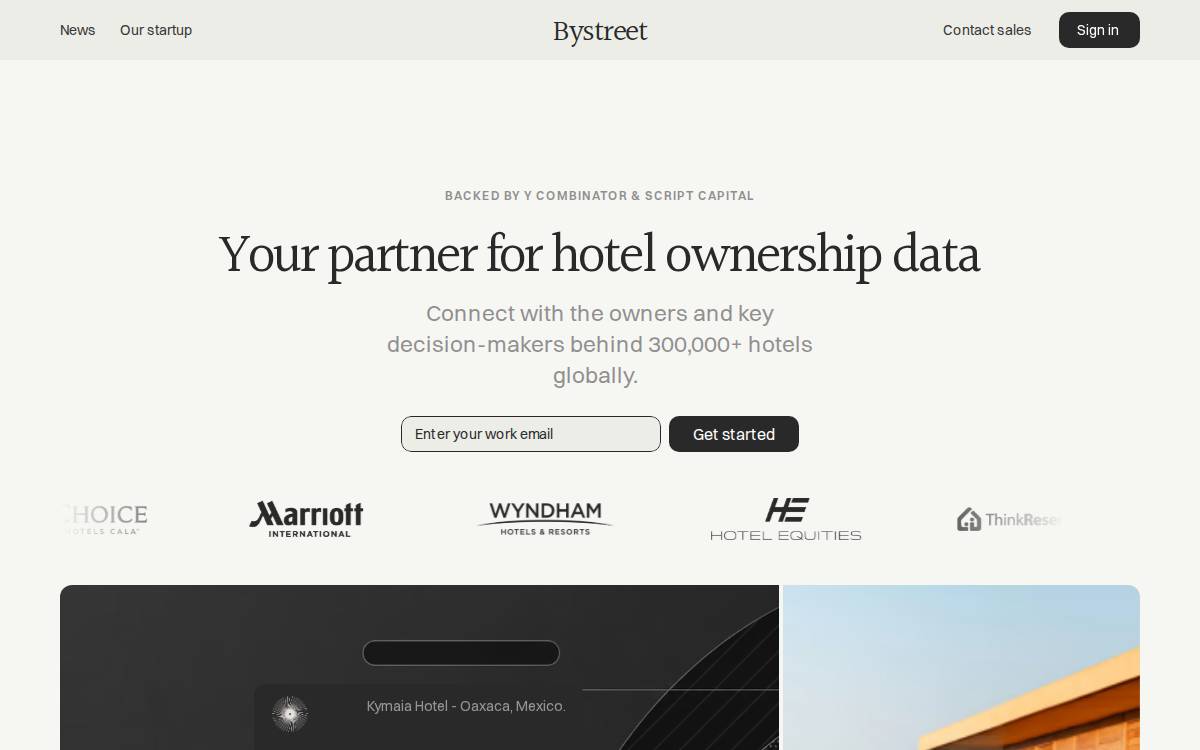 Bystreet website preview