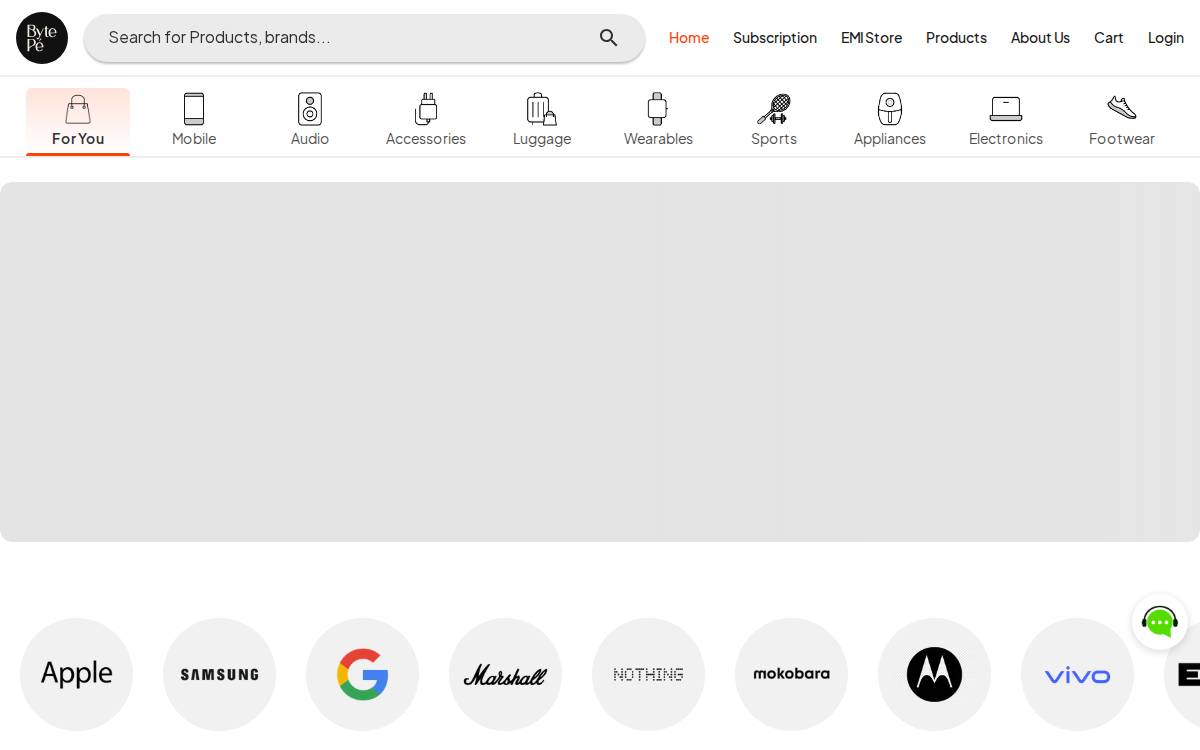 BytePe website preview