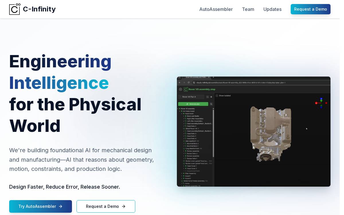 C Infinity website preview