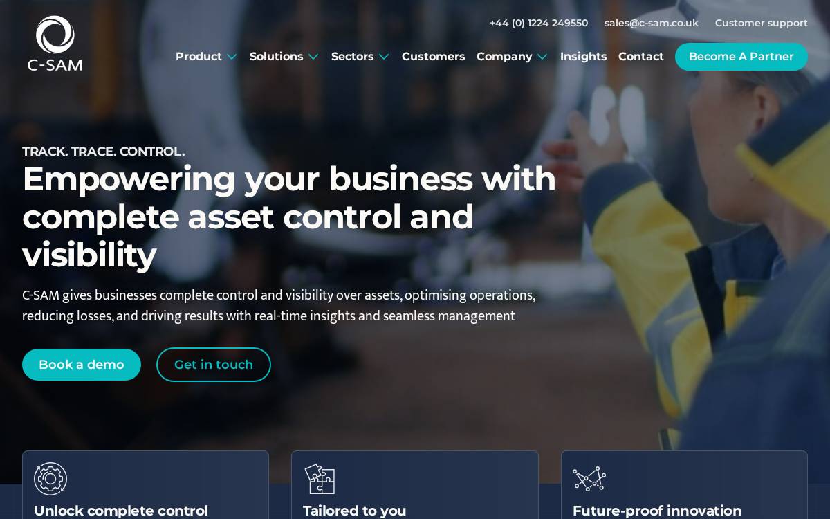 C Sam.Co website preview