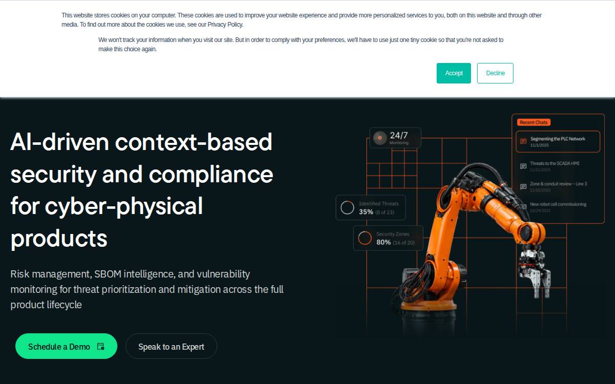 C2A Security website preview