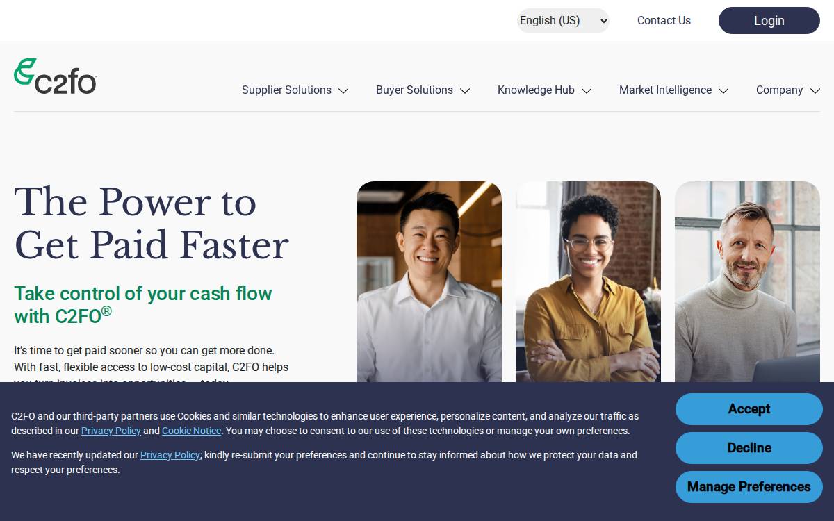 C2Fo website preview