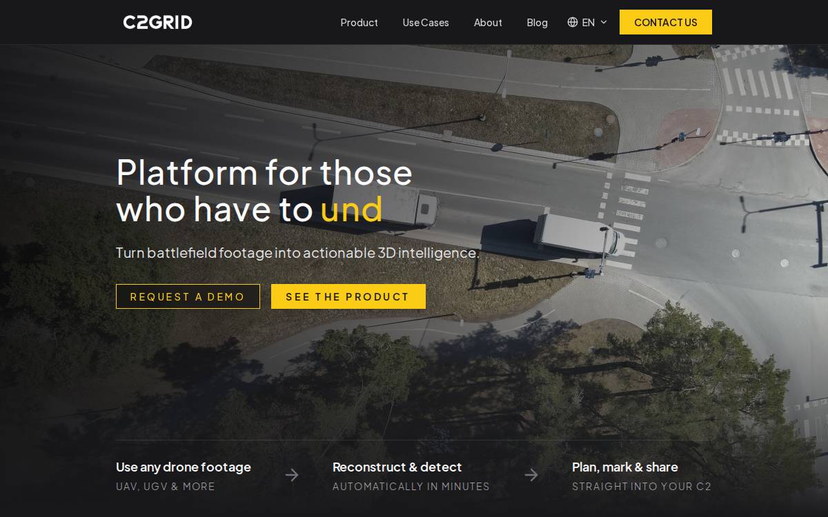 C2Grid website preview