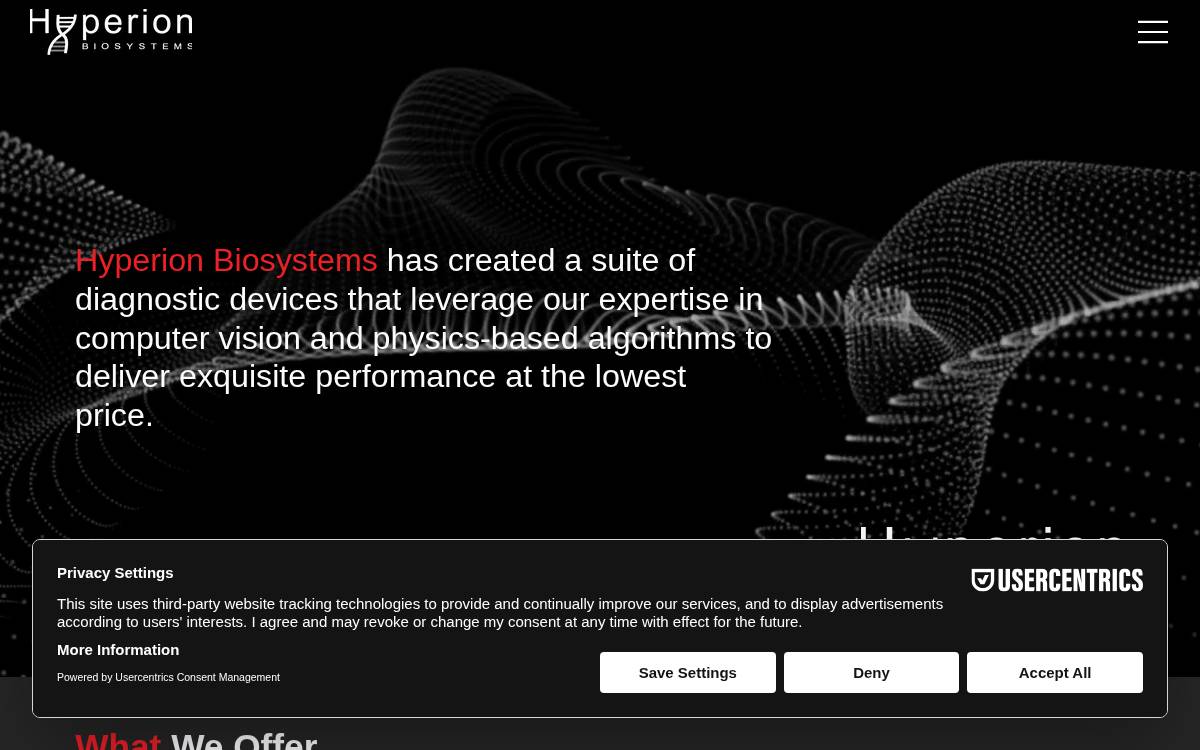 C2Sense website preview