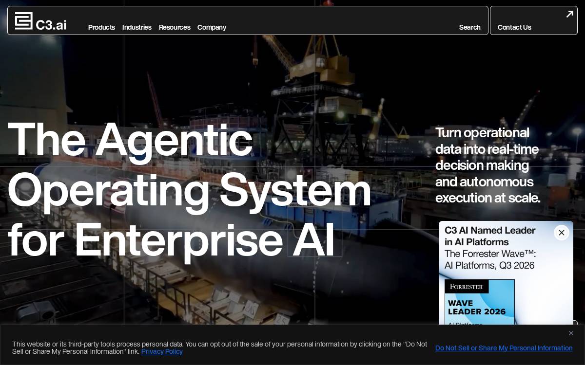 C3 IoT website preview