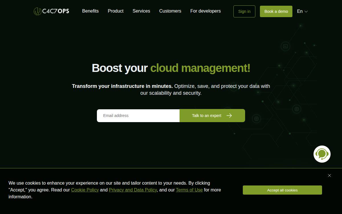 C4c7us website preview