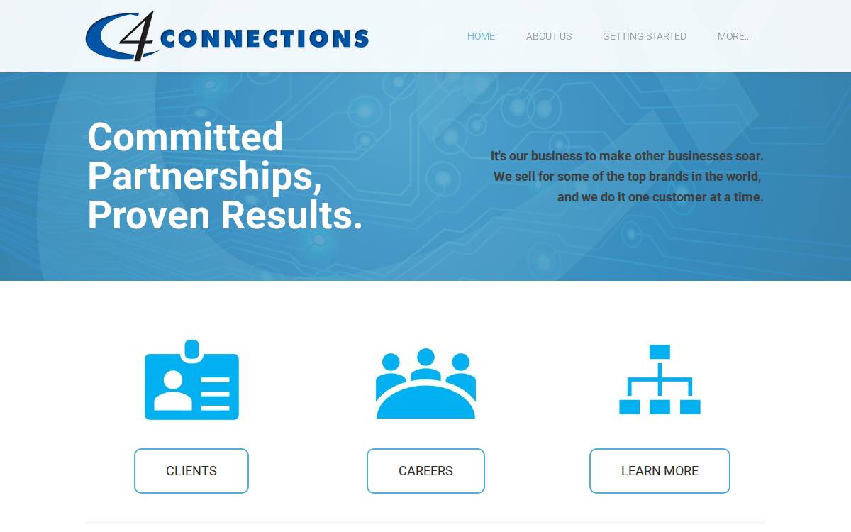 C4Connections website preview