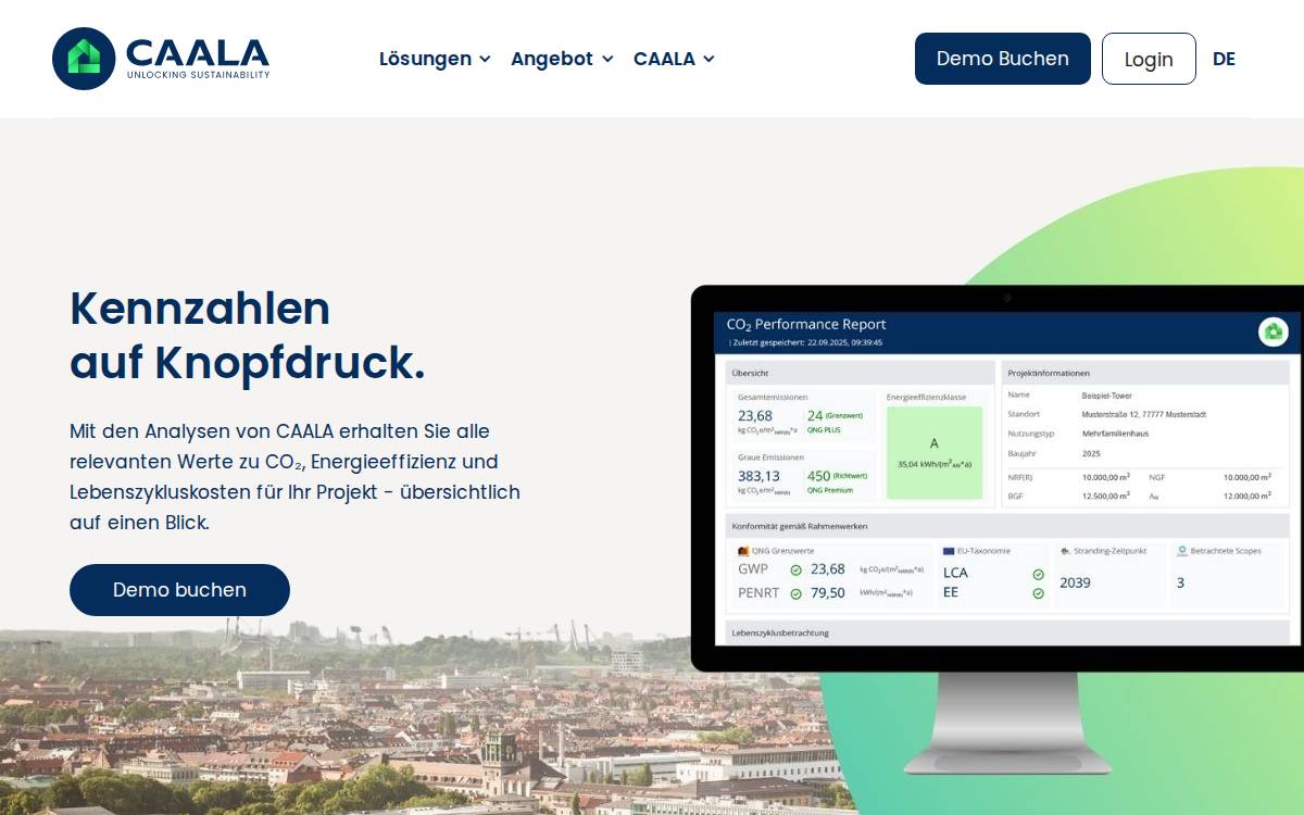 CAALA website preview