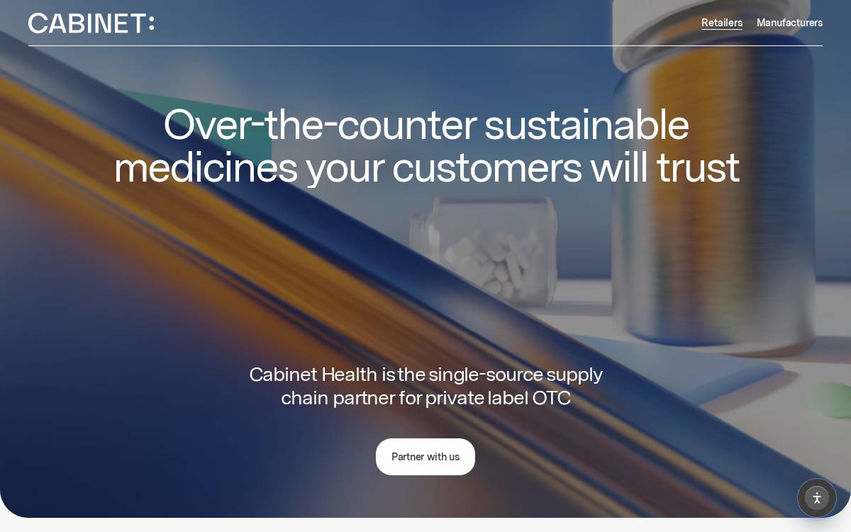 Cabinet Health website preview