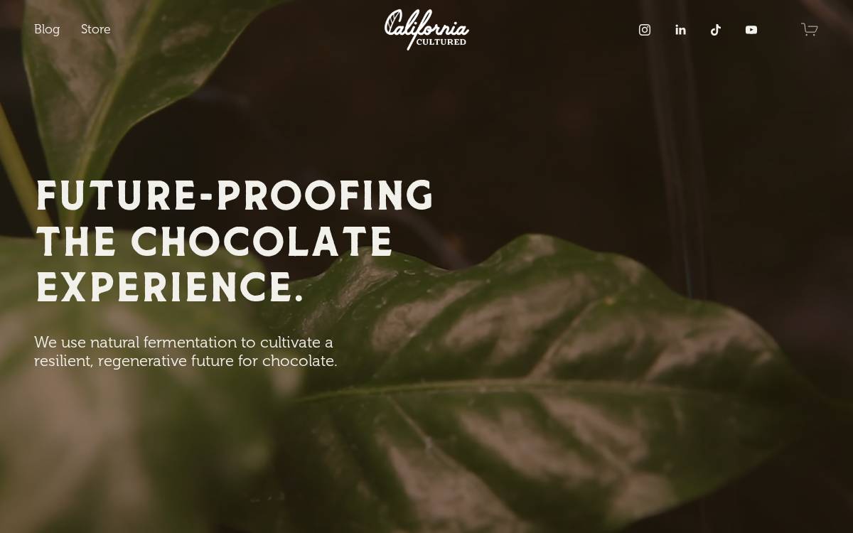 Cacultured website preview