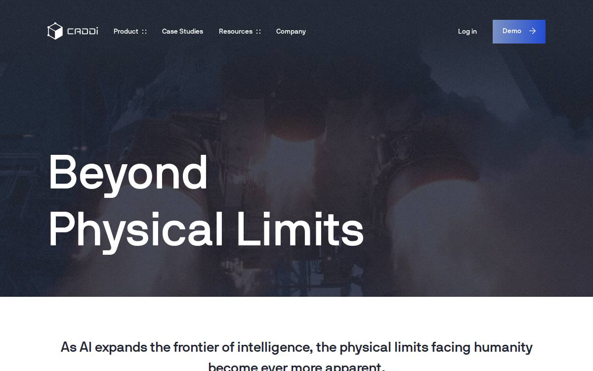 Caddi website preview