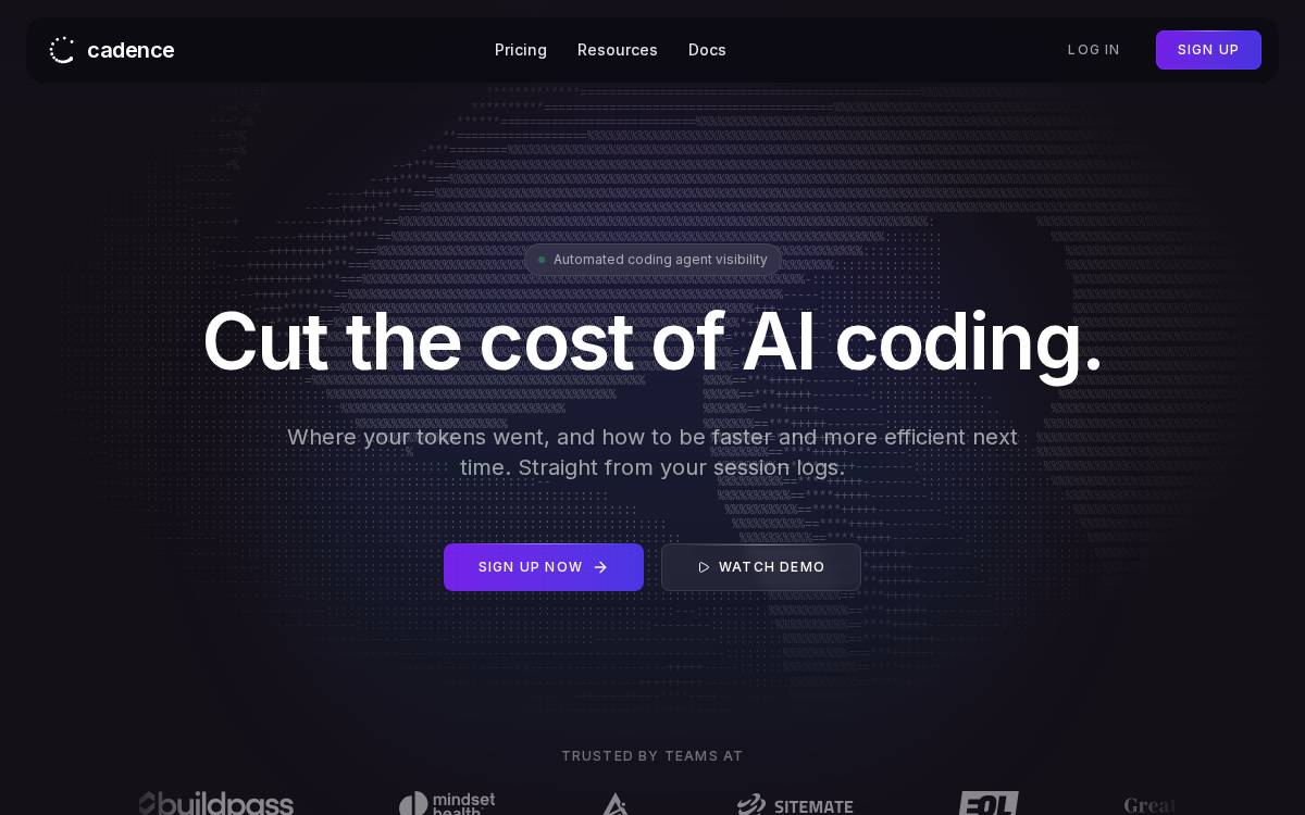 Cadence Ai website preview