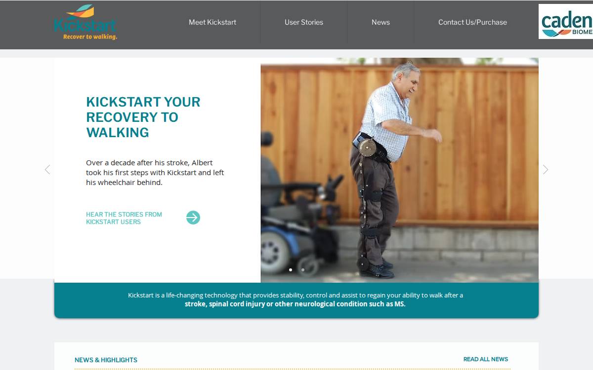 Cadence Biomedical website preview