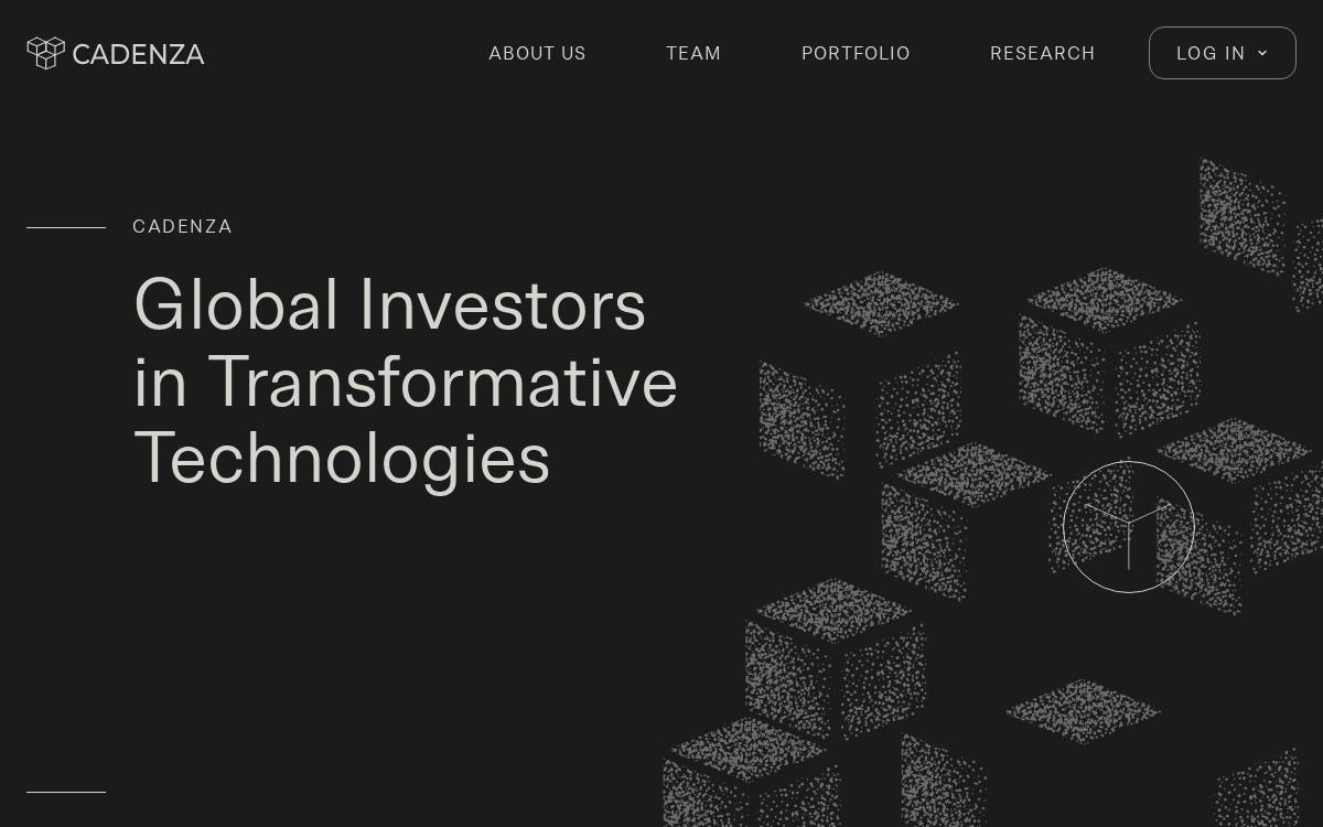 Cadenza website preview