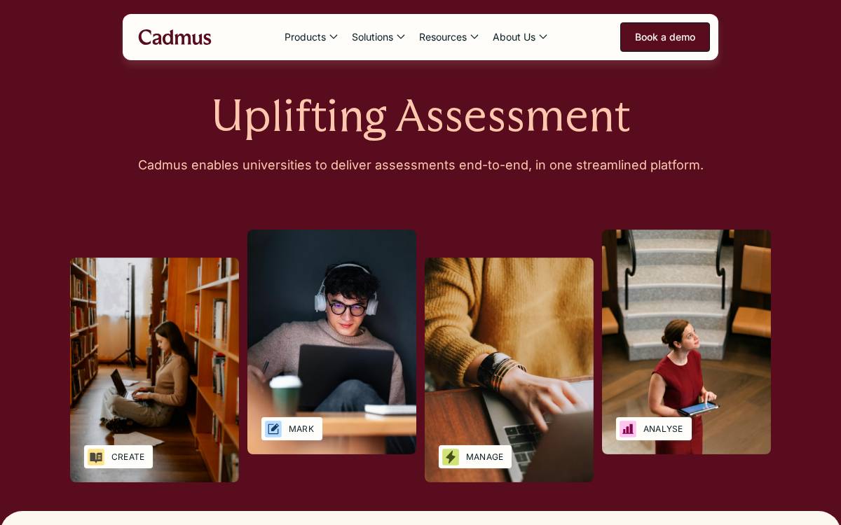 Cadmus website preview