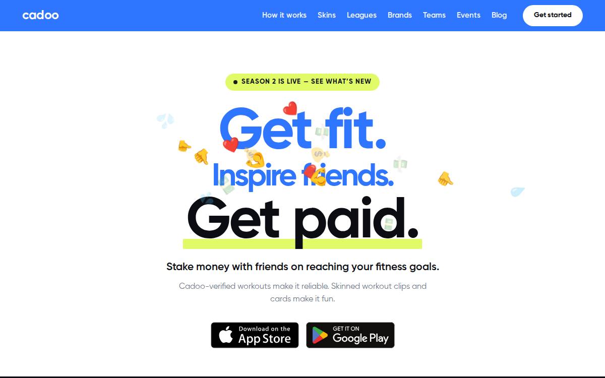 Cadoo website preview