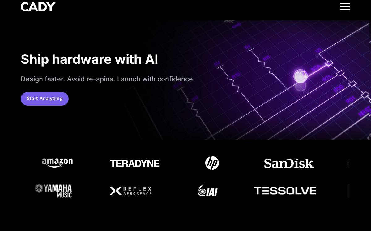 CADY website preview