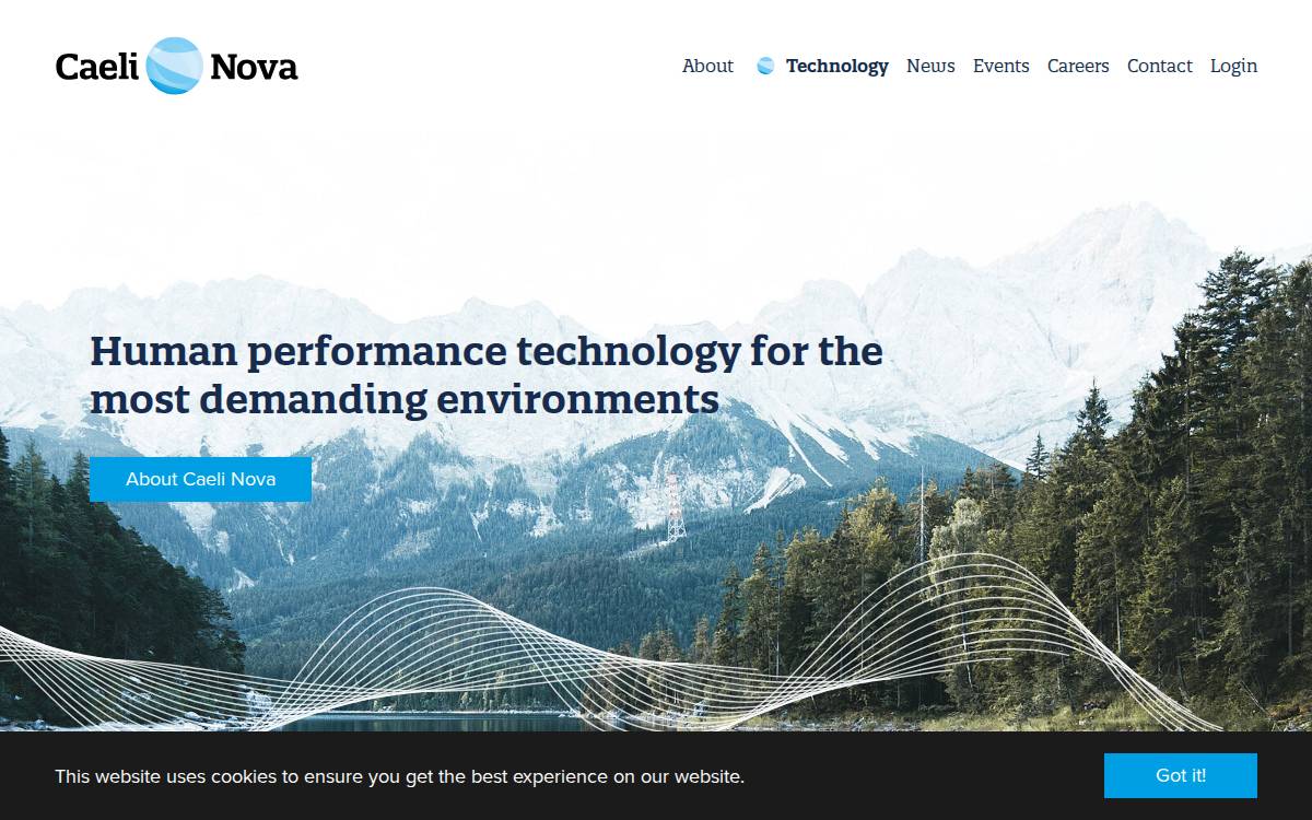 Caeli Nova website preview