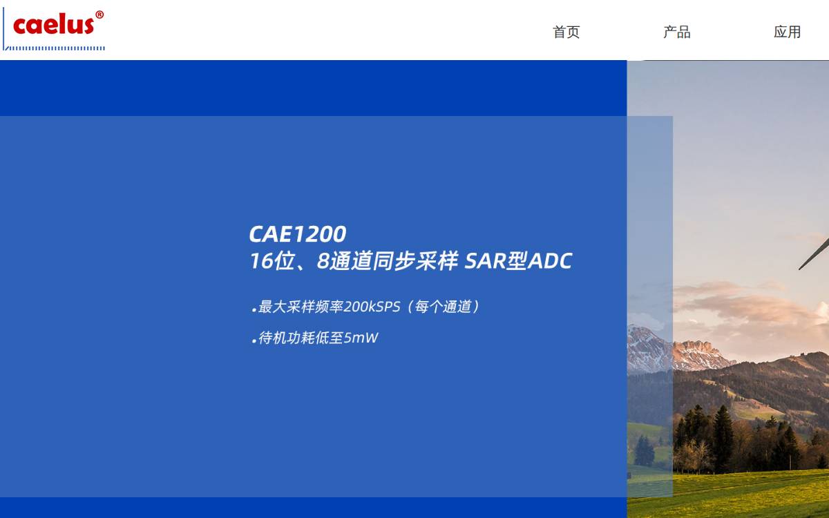 Caelus Tech website preview