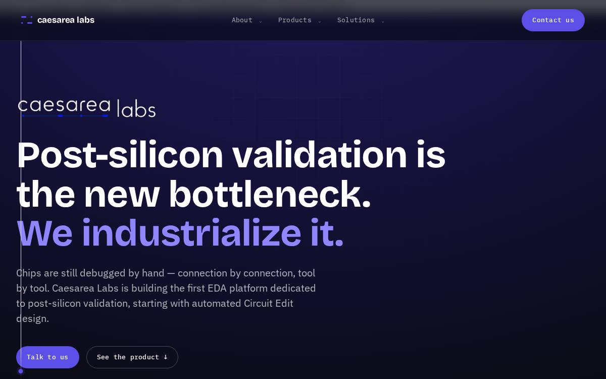 Caesarea Labs website preview